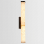 Applique LED da Parete in Marmo Moderno Lampada Minimalista in Rame per Interni