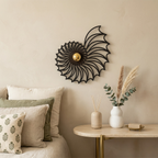 Lampada da Parete LED Decorativa Design Nautilus Moderna