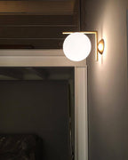 Joanna Applique Vetro Soffiato Moderna Minimalista Opale