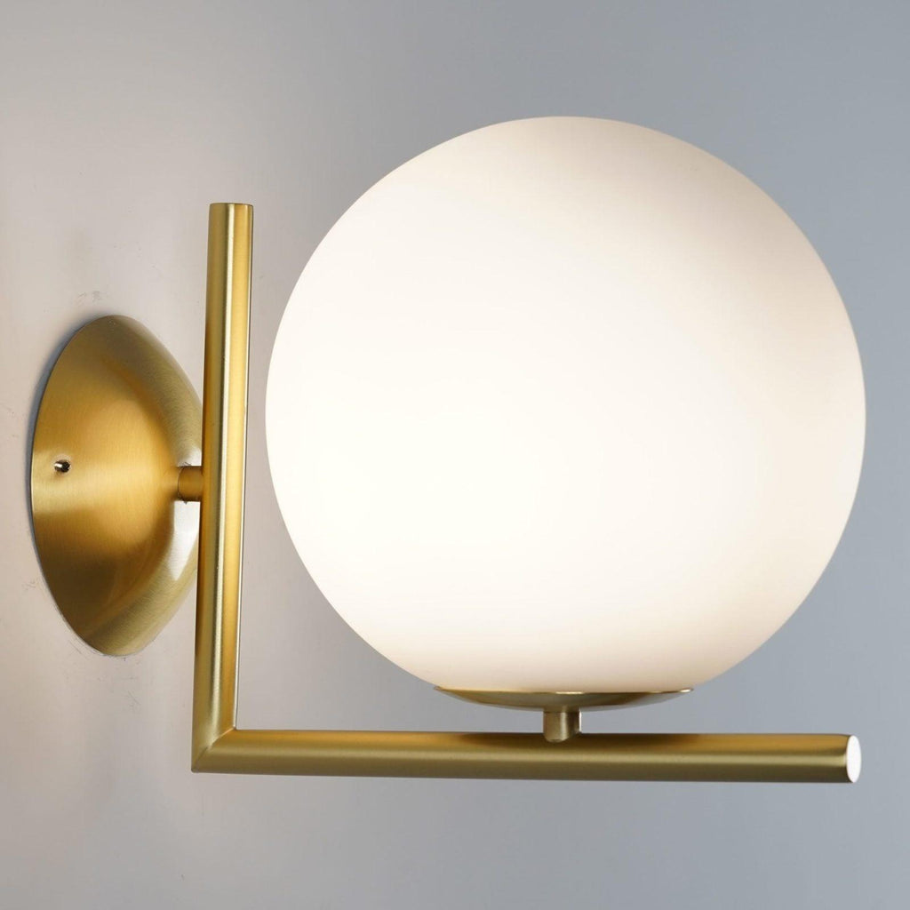 Joanna Applique Vetro Soffiato Moderna Minimalista Opale