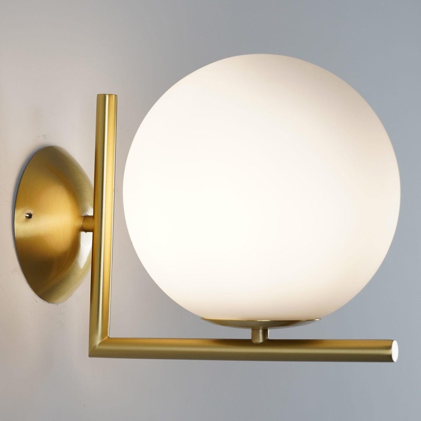 Joanna Applique Vetro Soffiato Moderna Minimalista Opale