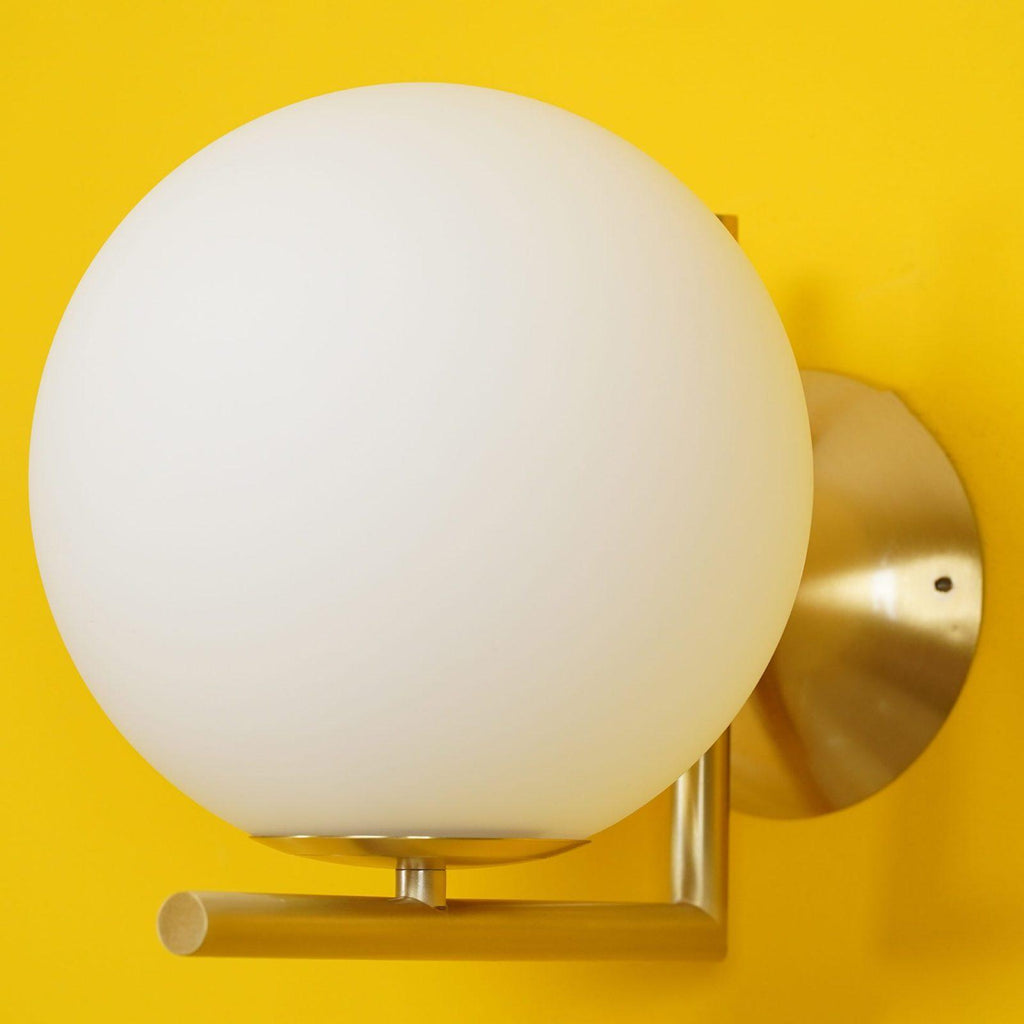 Joanna Applique Vetro Soffiato Moderna Minimalista Opale