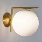 Joanna Applique Vetro Soffiato Moderna Minimalista Opale