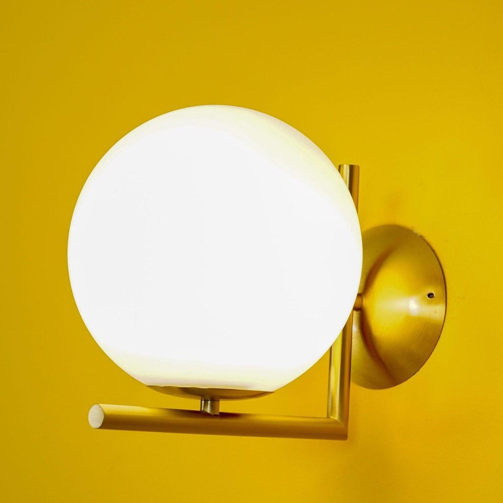 Joanna Applique Vetro Soffiato Moderna Minimalista Opale