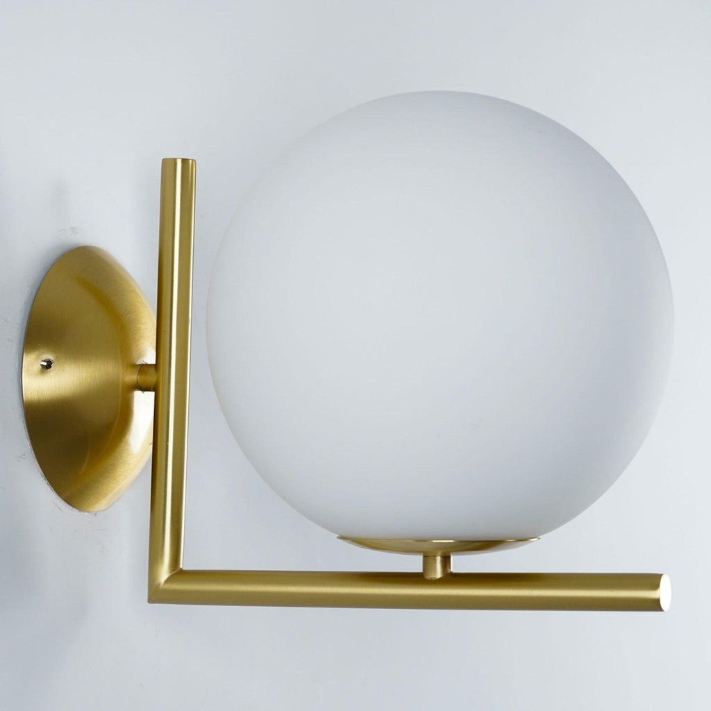 Joanna Applique Vetro Soffiato Moderna Minimalista Opale