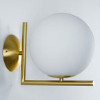 Joanna Applique Vetro Soffiato Moderna Minimalista Opale