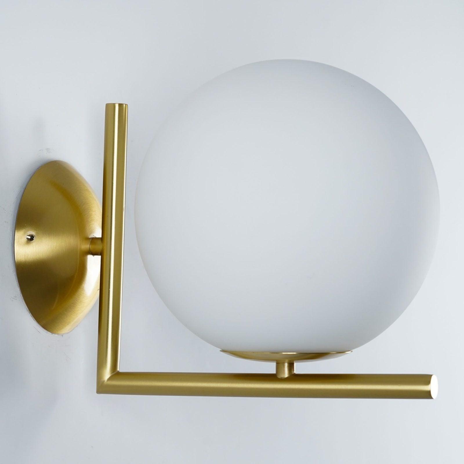 Joanna Applique Vetro Soffiato Moderna Minimalista Opale