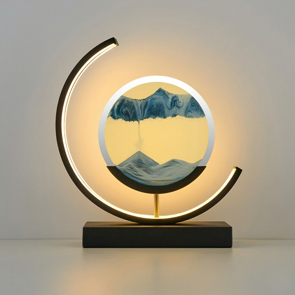 Lampada Sabbia LED Lampada da Tavolo Decorativa Dimmerabile