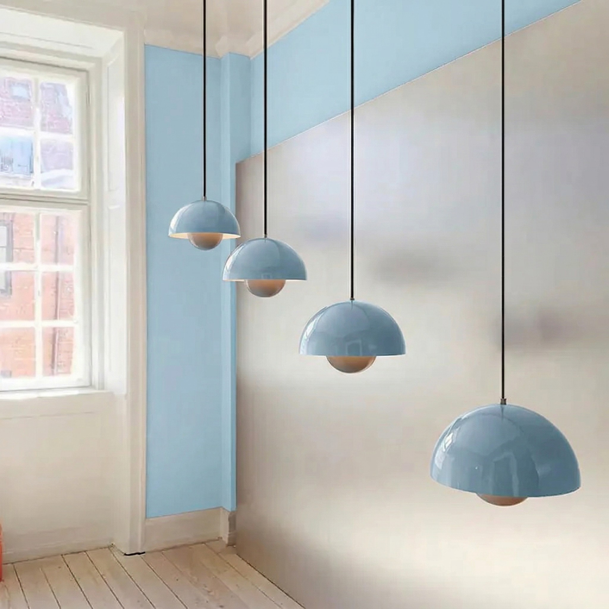 Lampada a Sospensione Design Nordico Elegante a Forma di Fiore