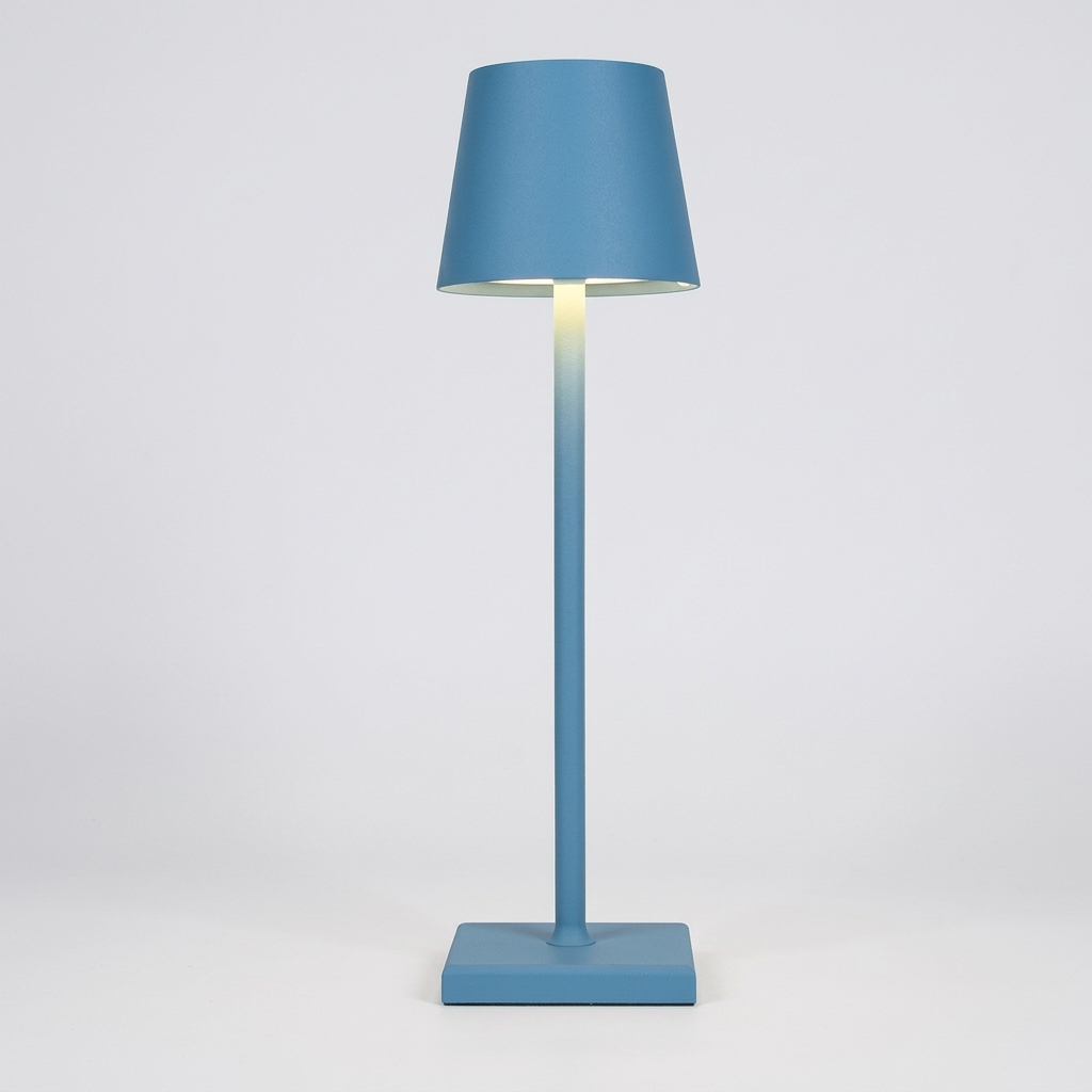 Lampada da Tavolo Ricaricabile Wireless LED Touch Design Moderno Luce Ambiente Portatile