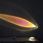 Lampada da Tavolo Proiettore LED Design Artistico per Interni