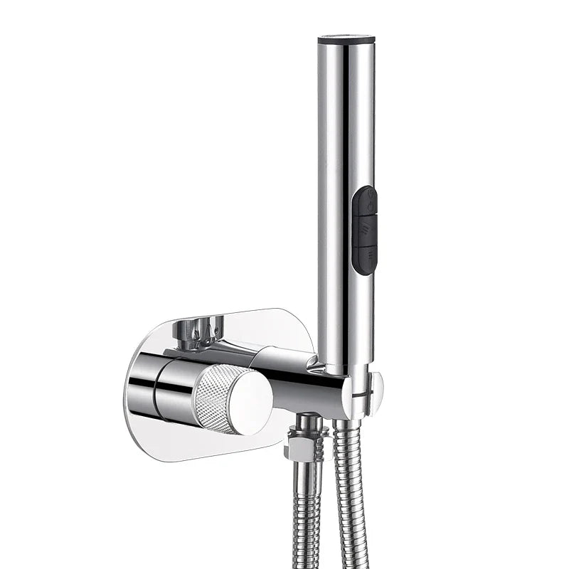 Rubinetto per Doccia Bidet in Ottone Miscelatore Acqua Calda e Fredda Shattaf