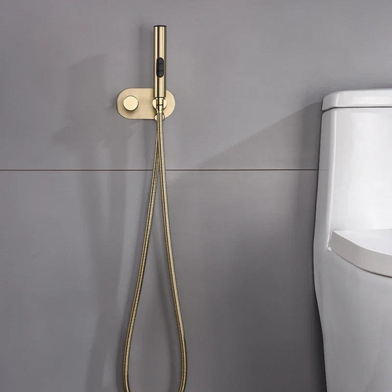 Rubinetto per Doccia Bidet in Ottone Miscelatore Acqua Calda e Fredda Shattaf