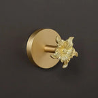 Supporto Decorativo per Asciugamani in Ottone da Muro per Bagno