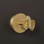 Supporto Decorativo per Asciugamani in Ottone da Muro per Bagno