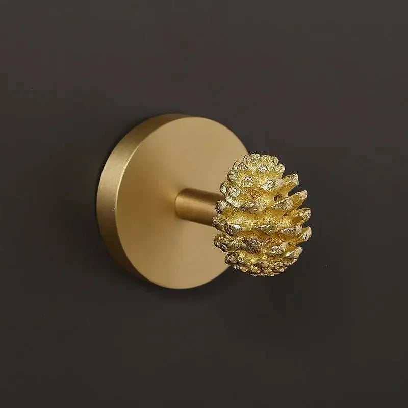 Supporto Decorativo per Asciugamani in Ottone da Muro per Bagno