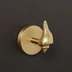 Supporto Decorativo per Asciugamani in Ottone da Muro per Bagno