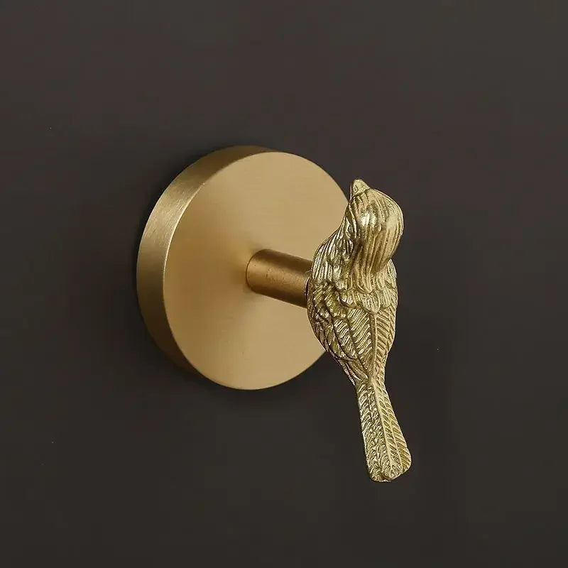Supporto Decorativo per Asciugamani in Ottone da Muro per Bagno
