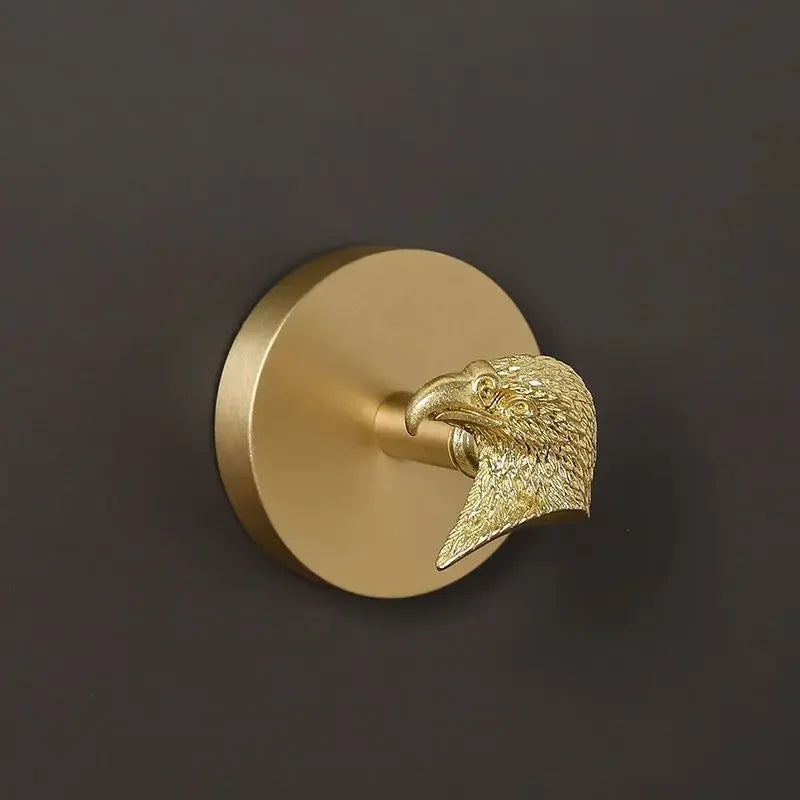 Supporto Decorativo per Asciugamani in Ottone da Muro per Bagno