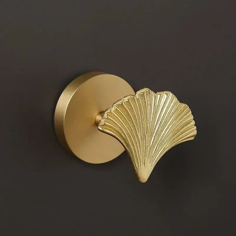Supporto Decorativo per Asciugamani in Ottone da Muro per Bagno
