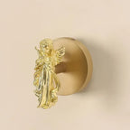 Supporto Decorativo per Asciugamani in Ottone da Muro per Bagno