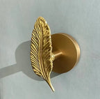 Supporto Decorativo per Asciugamani in Ottone da Muro per Bagno