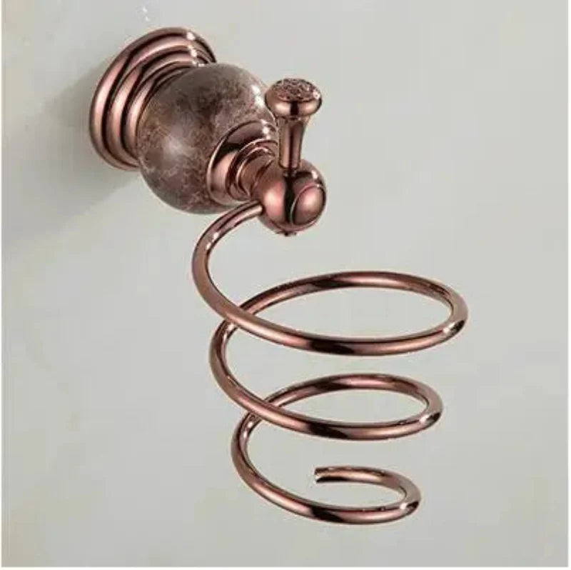 Accessori da Bagno in Ottone Giada Lusso Accessori Doccia Oro Rosa