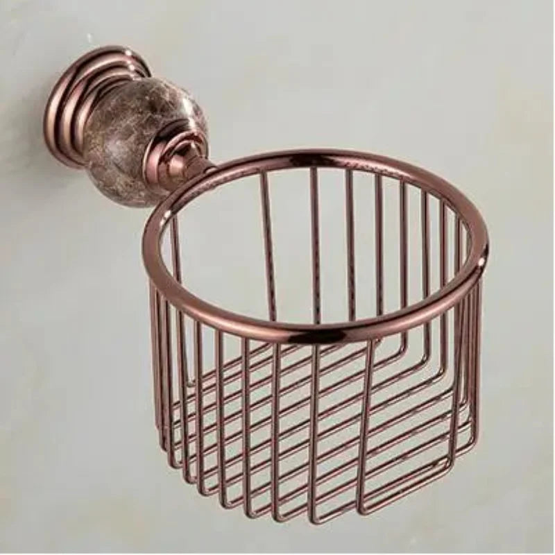 Accessori da Bagno in Ottone Giada Lusso Accessori Doccia Oro Rosa