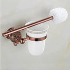 Accessori da Bagno in Ottone Giada Lusso Accessori Doccia Oro Rosa