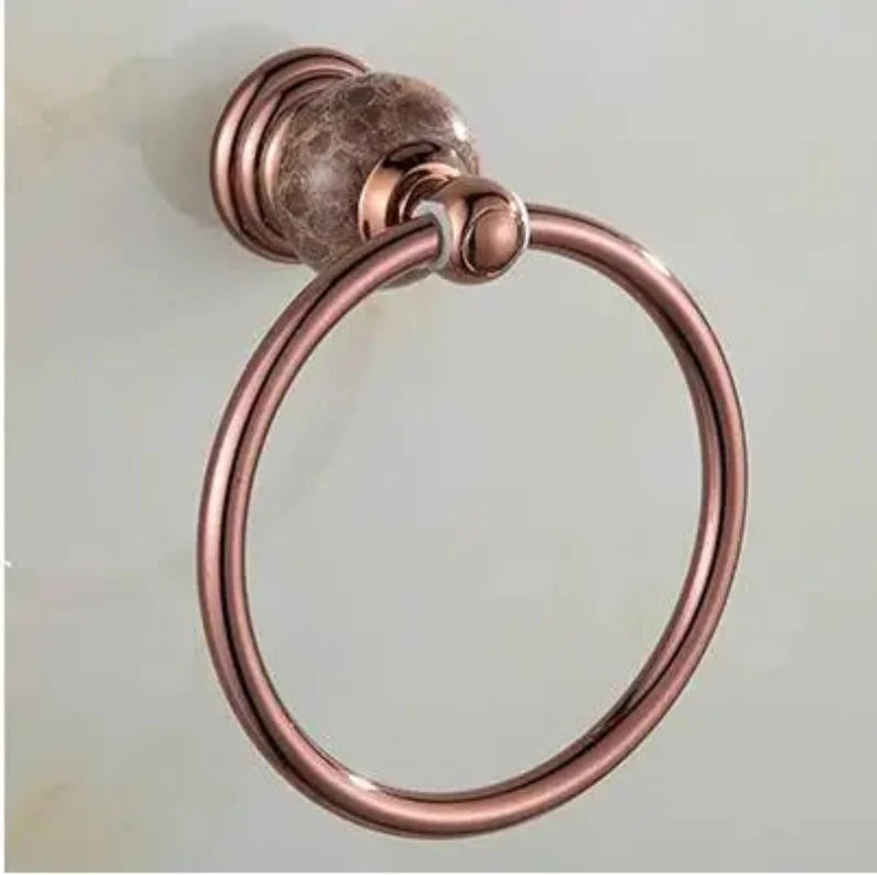 Accessori da Bagno in Ottone Giada Lusso Accessori Doccia Oro Rosa