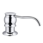 Dispenser per Sapone Liquido con Pompa in Ottone con Bottiglia per Lavello da Cucina