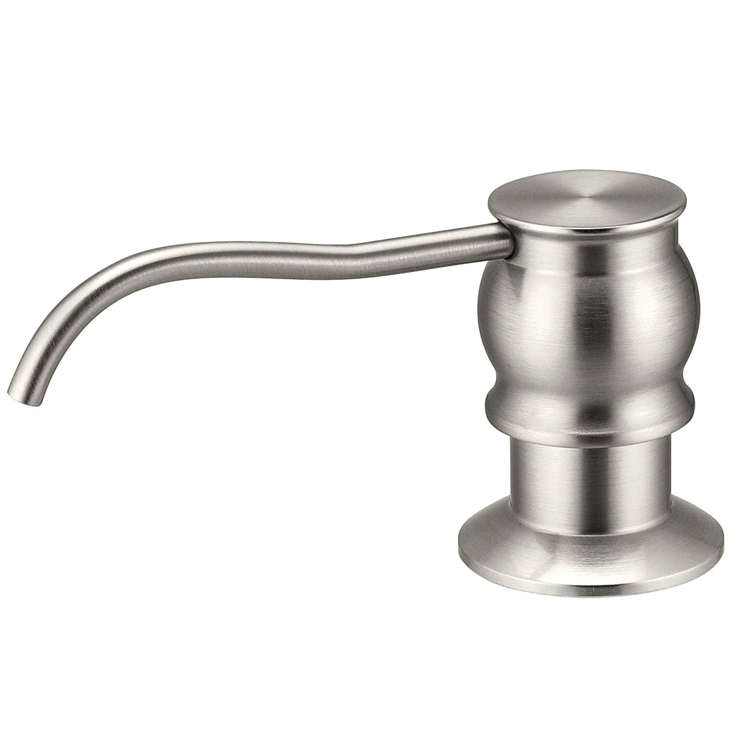Dispenser per Sapone Liquido con Pompa in Ottone con Bottiglia per Lavello da Cucina