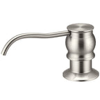Dispenser per Sapone Liquido con Pompa in Ottone con Bottiglia per Lavello da Cucina