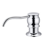 Dispenser per Sapone Liquido con Pompa in Ottone con Bottiglia per Lavello da Cucina