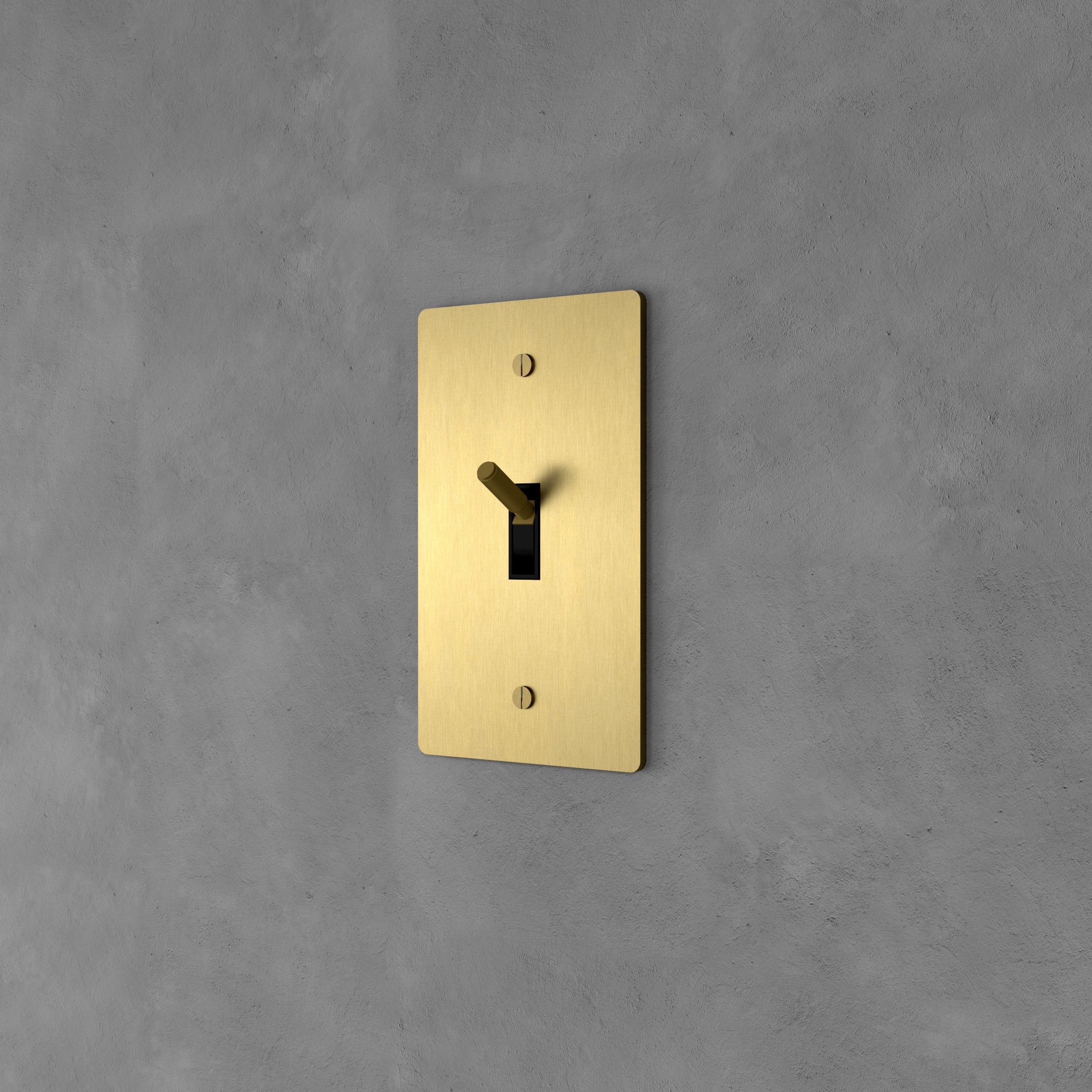 Interruttore a levetta in ottone