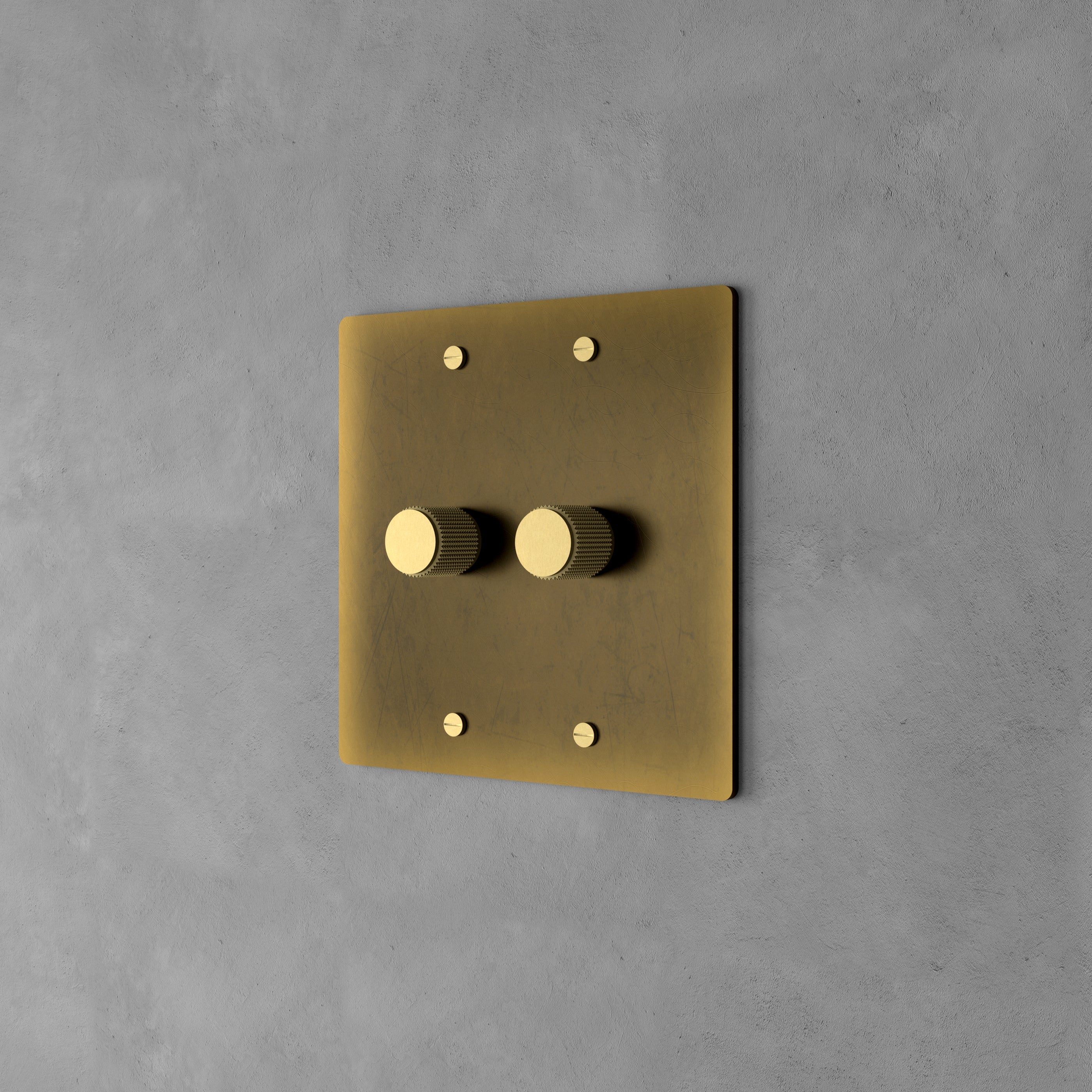Interruttore Dimmer in Ottone