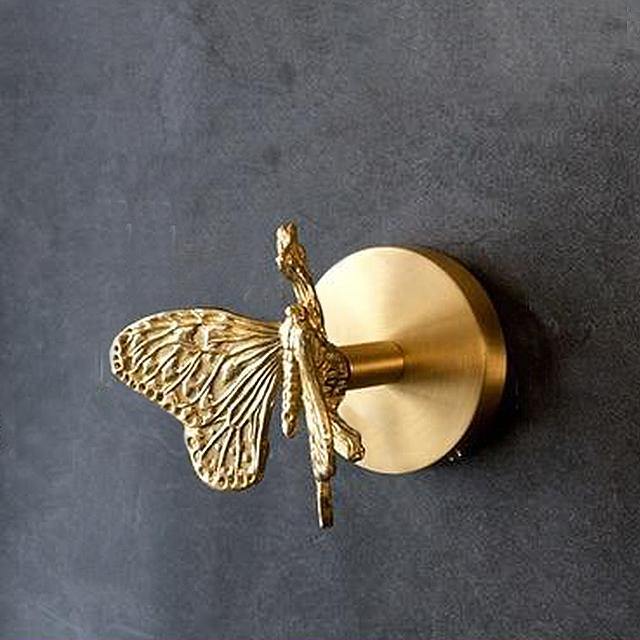 BRASSBEAST – Appendiabiti Decorativo in Ottone con Finitura Dorata