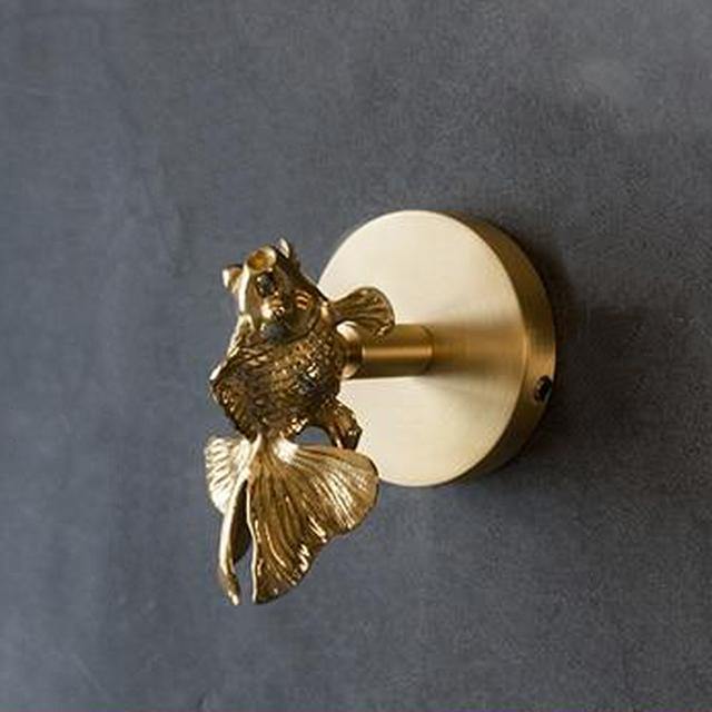 BRASSBEAST – Appendiabiti Decorativo in Ottone con Finitura Dorata