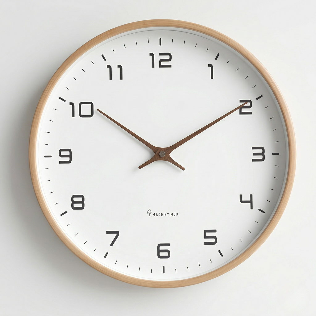 Orologio da Parete Silenzioso Design Moderno Rotondo