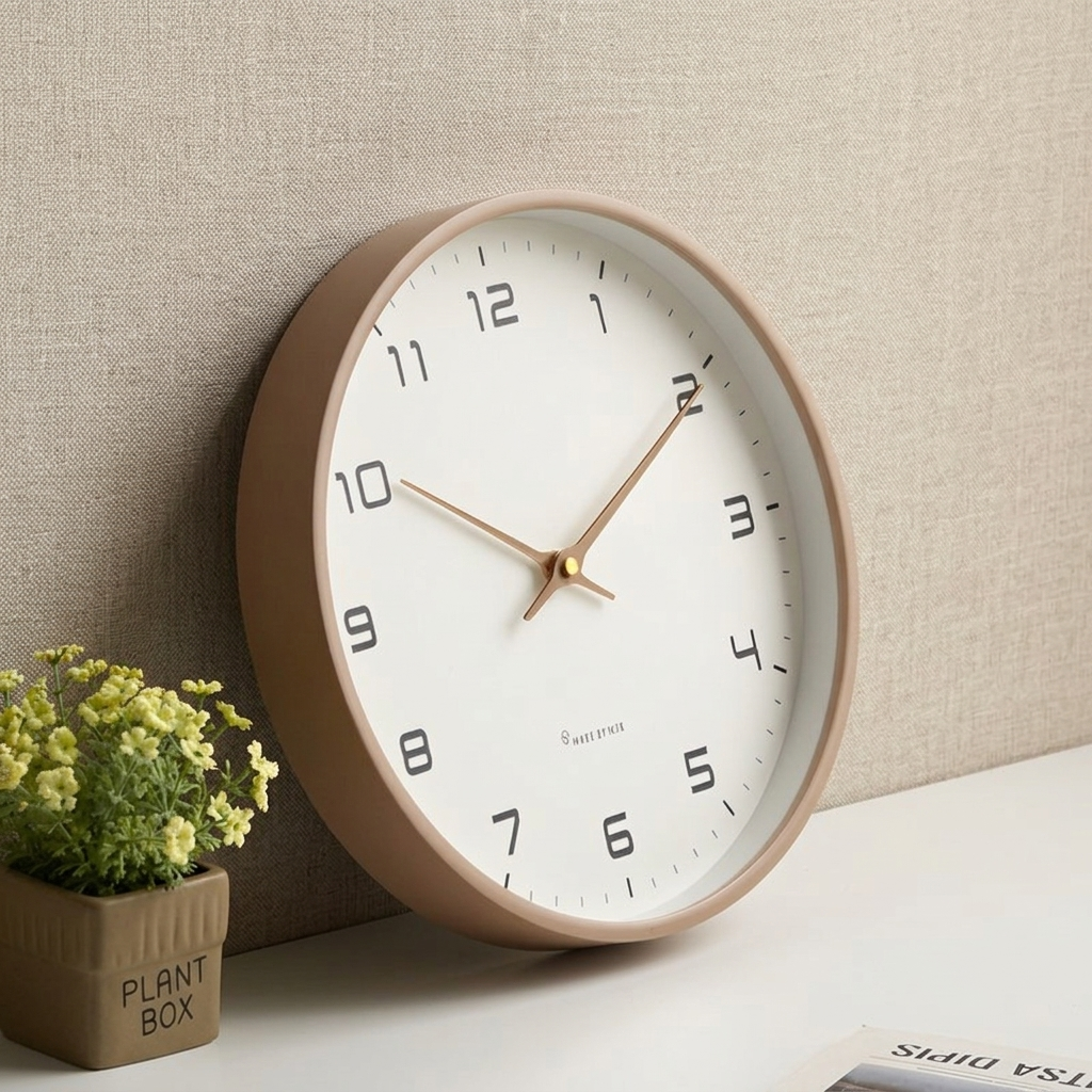 Orologio da Parete Silenzioso Design Moderno Rotondo