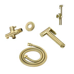 Spruzzatore per Bidet in Oro Spazzolato per Pulizia del WC con Corpo in Ottone