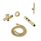 Spruzzatore per Bidet in Oro Spazzolato per Pulizia del WC con Corpo in Ottone