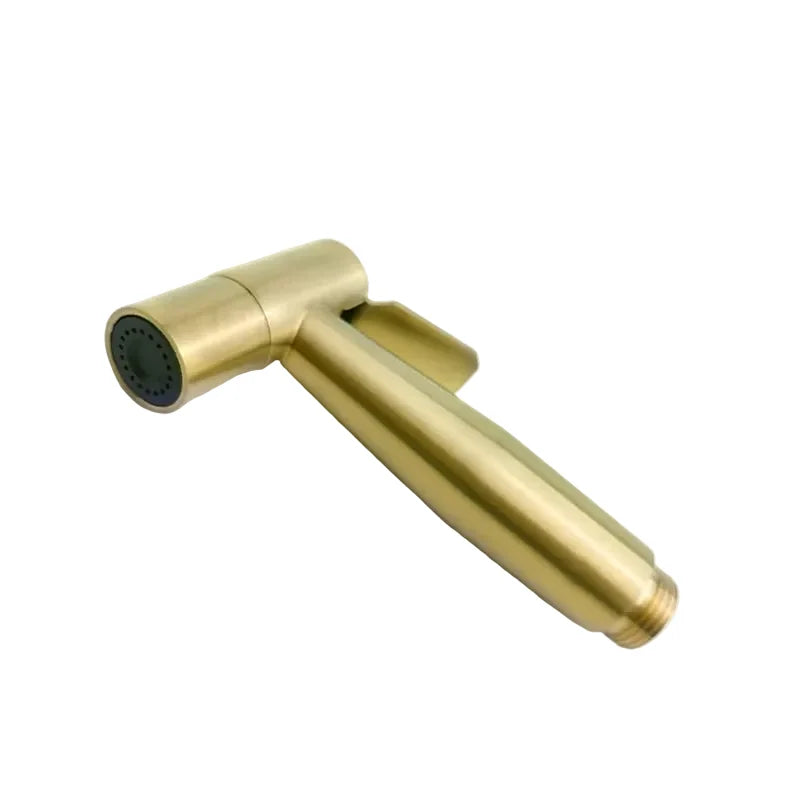 Spruzzatore per Bidet in Oro Spazzolato per Pulizia del WC con Corpo in Ottone