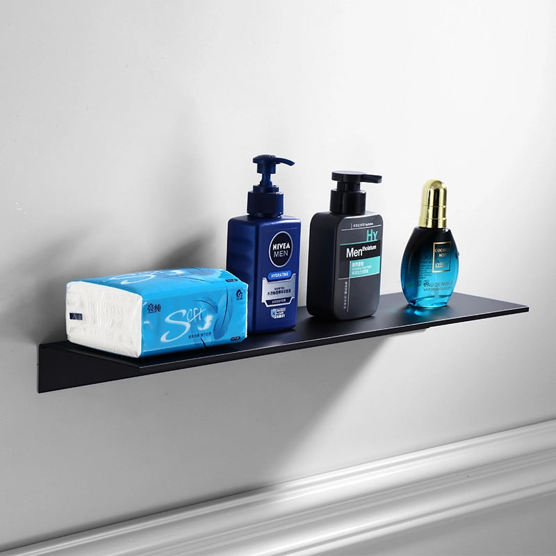 Mensole per Shampoo e Cosmetici in Alluminio Nero Bianco Oro Spazzolato per Bagno