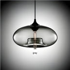 Lampada a sospensione in vetro colorato – Illuminazione nordica moderna per ambienti accoglienti
