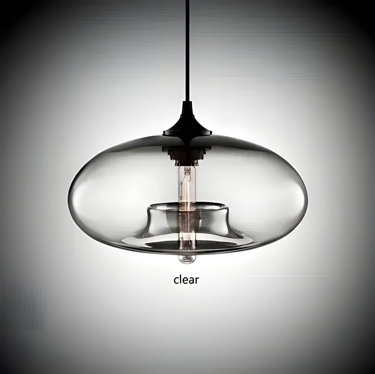 Lampada a sospensione in vetro colorato – Illuminazione nordica moderna per ambienti accoglienti