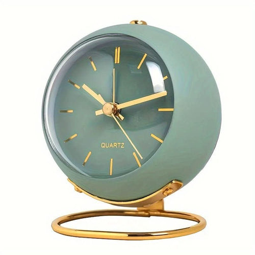 Buzzley – Orologio Alarm Analogico Retro con Movimento Silenzioso