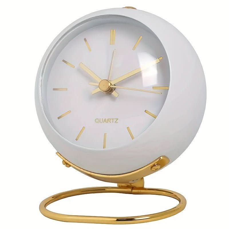 Buzzley – Orologio Alarm Analogico Retro con Movimento Silenzioso
