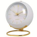 Buzzley – Orologio Alarm Analogico Retro con Movimento Silenzioso