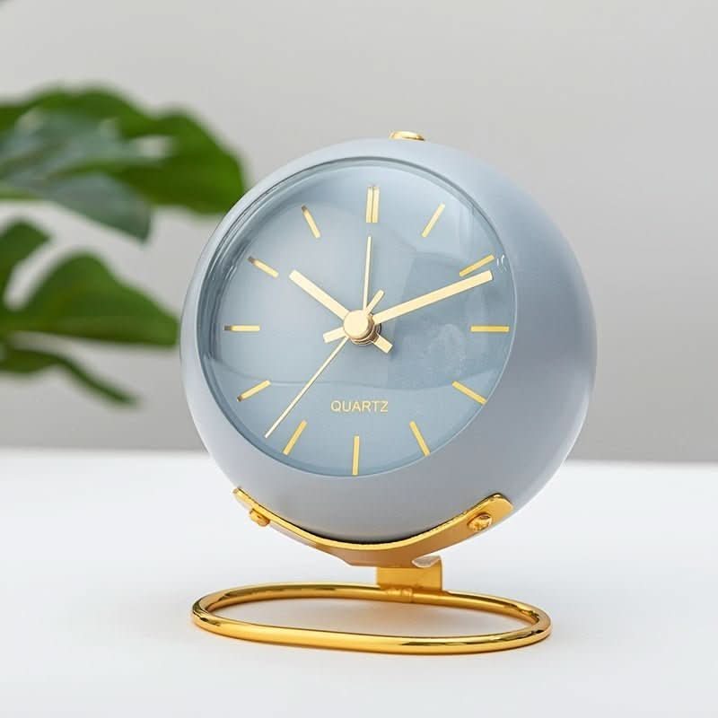Buzzley – Orologio Alarm Analogico Retro con Movimento Silenzioso